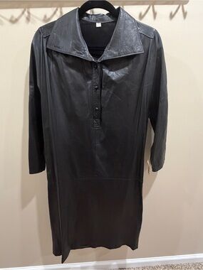 Vintage Marco Morani Leather Dress Sz S